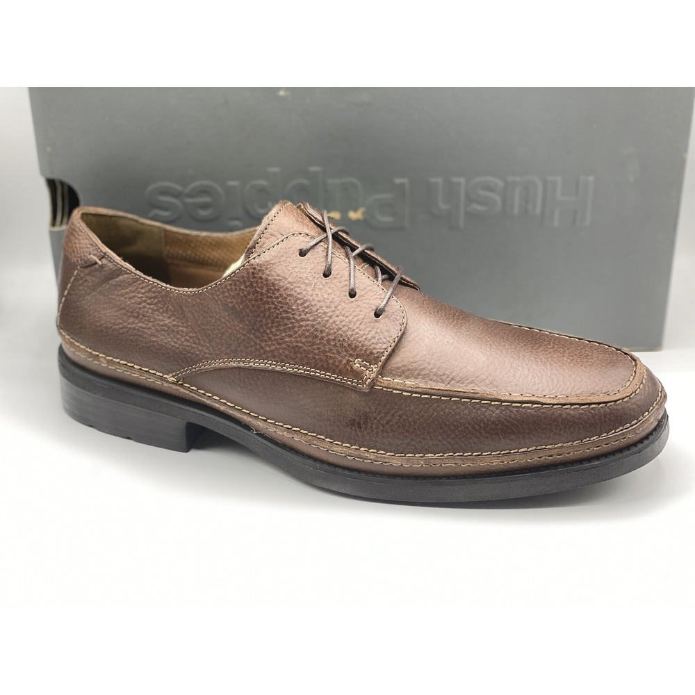 Hush Puppies Issue Oxford Shoe Men's 11 Red-Brown Leather NWOB